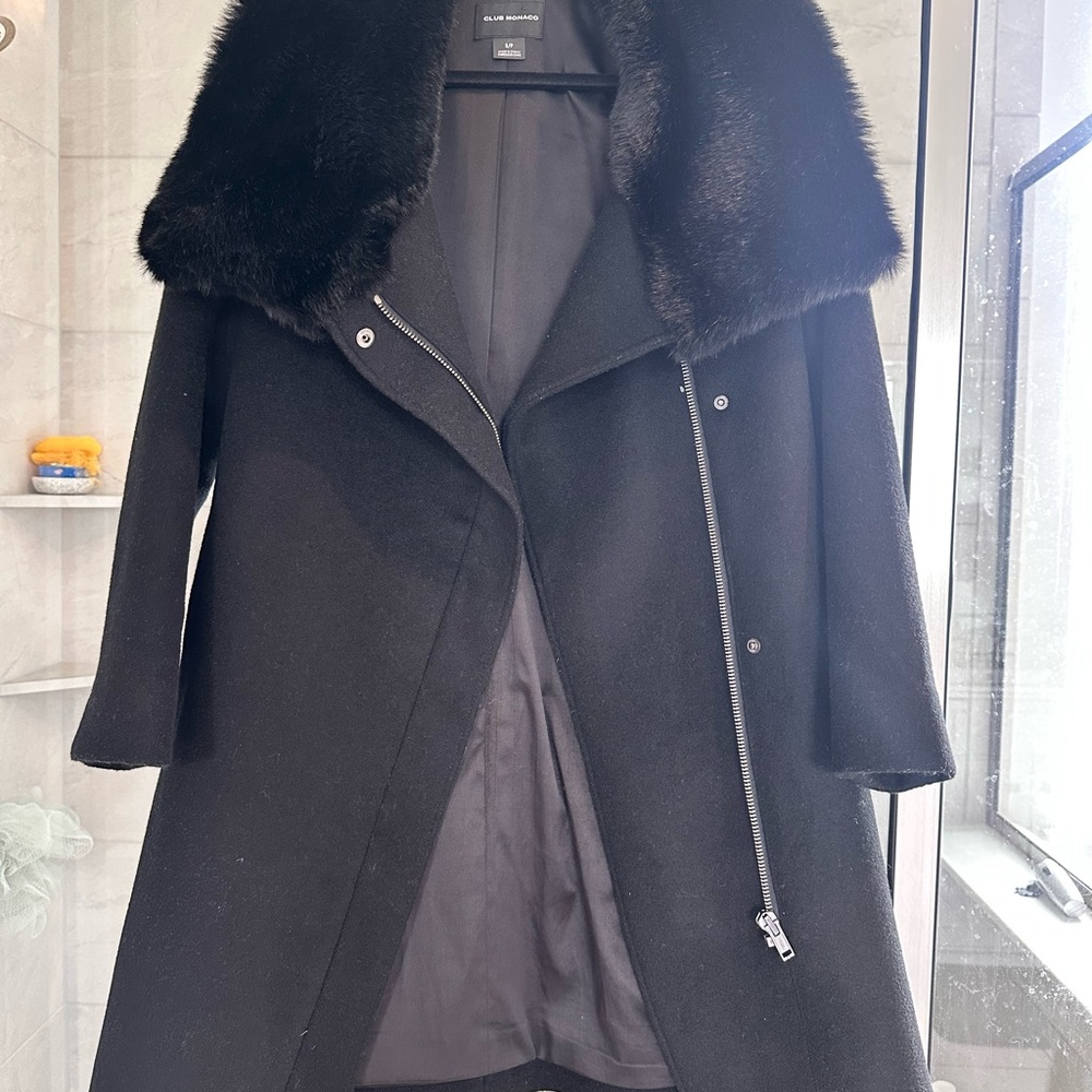 Club Monaco Black Coat (Excellent condition)